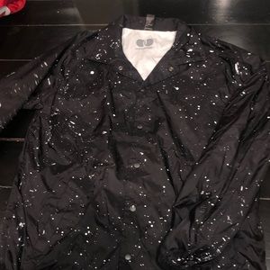 cotton hood windbreaker